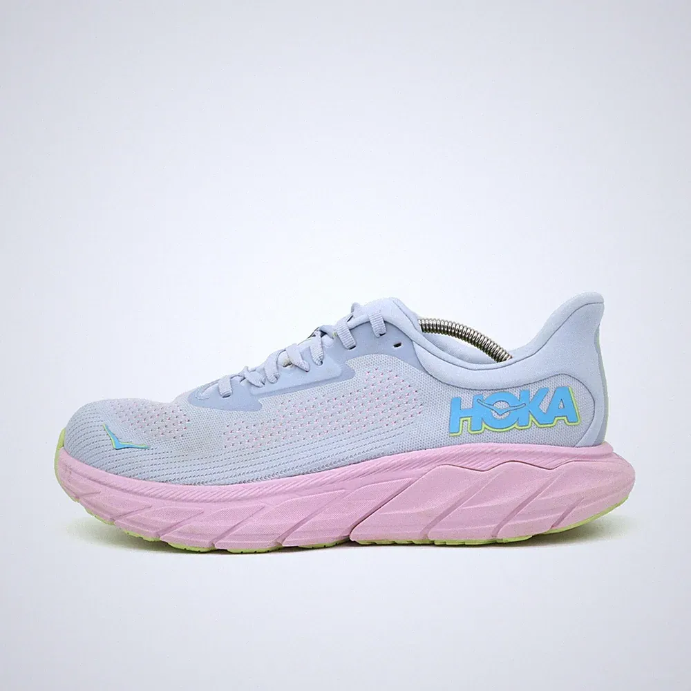 Hoka One Damen Arahi 7 Sneaker EU 42 2/3 Pastellblau Rosa Grün 1147851 GLP
