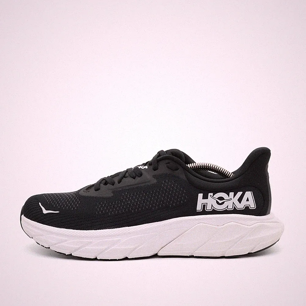 Hoka One Damen Arahi 7 Sneaker Schwarz Weiß Mesh Atmungsaktiv Laufschuhe EU 42⅔
