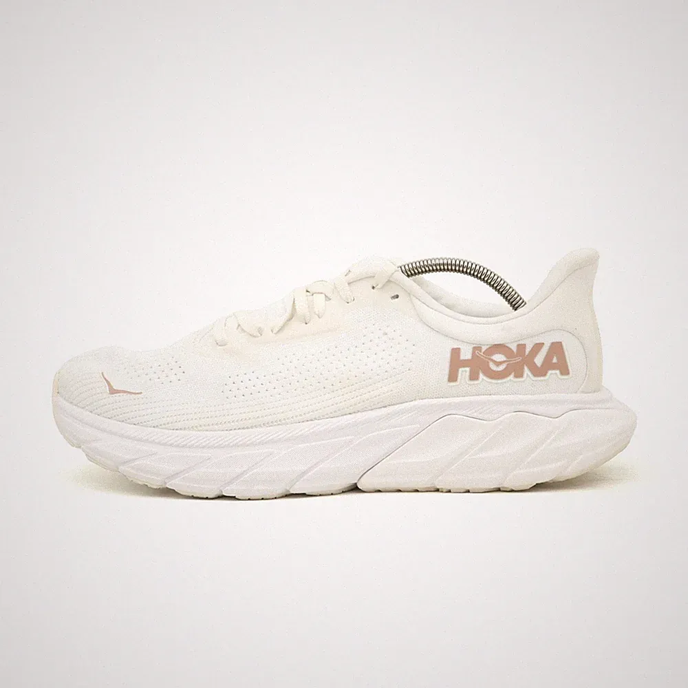Hoka One Damen Arahi 7 Sneaker Weiß Mesh Niedrig ämpfung Laufschuh EU 41⅓