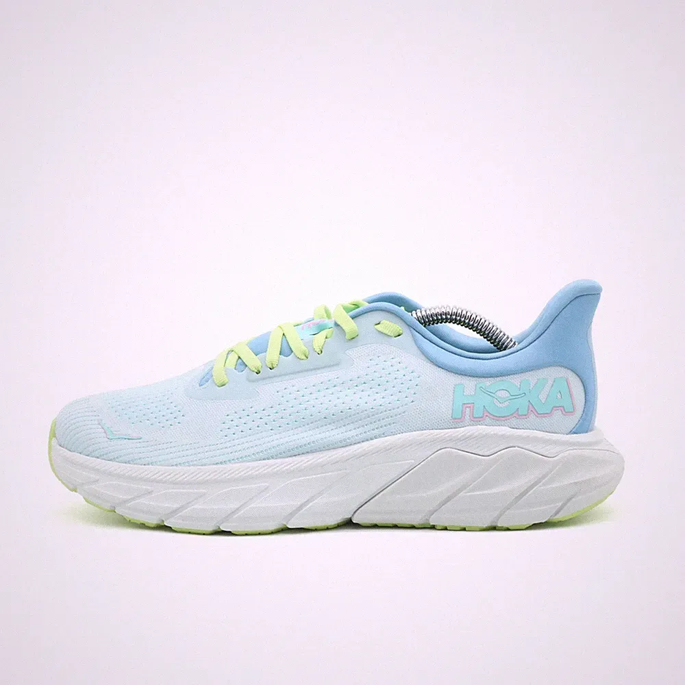 Hoka One Damen Arahi 7 Sportschuh Mintblau Gelb Leichtgewicht Laufschuh EU 40,5