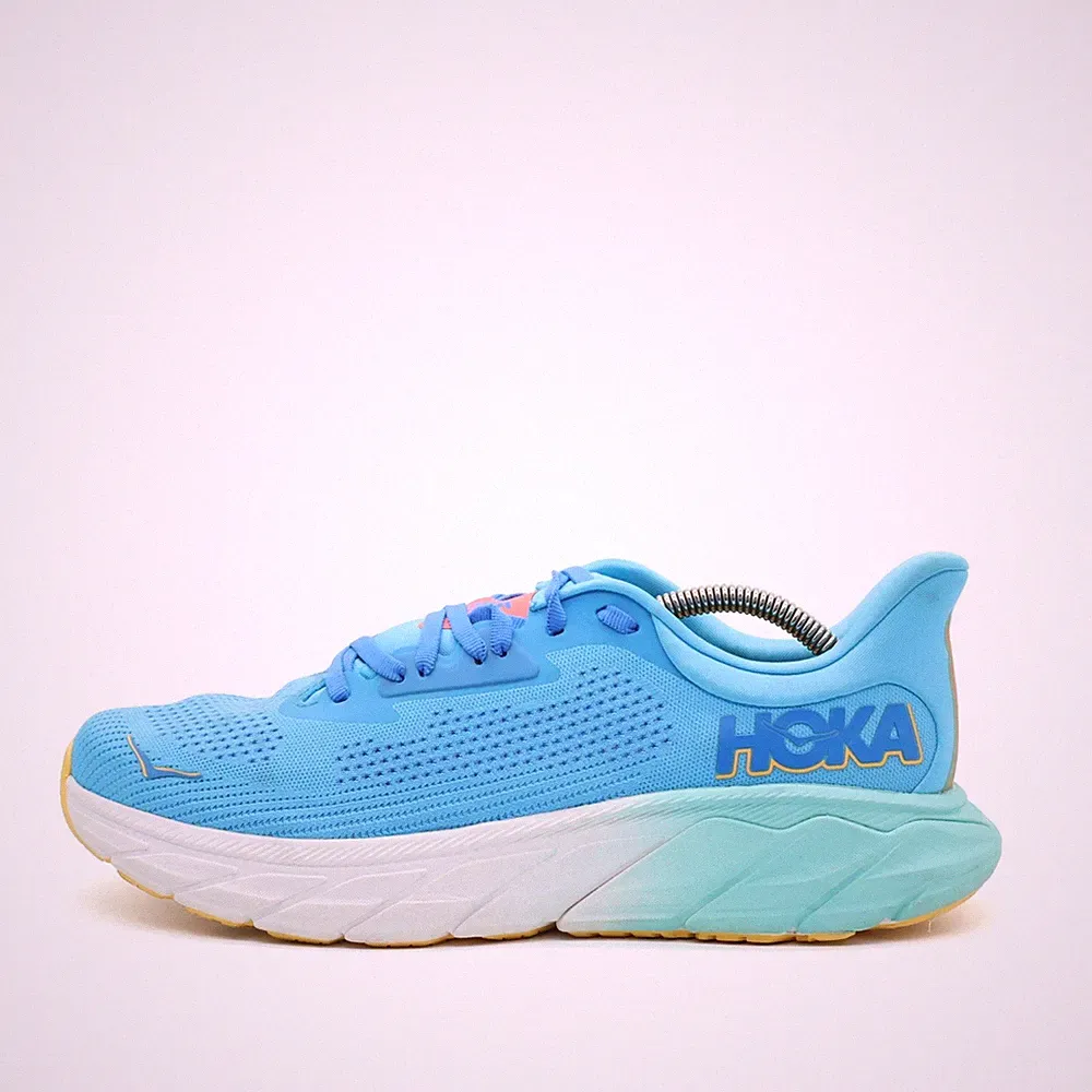 Hoka One Damen Arahi 7 Sportschuhe Blau Mesh Atmungsaktiv Laufschuh EU 42
