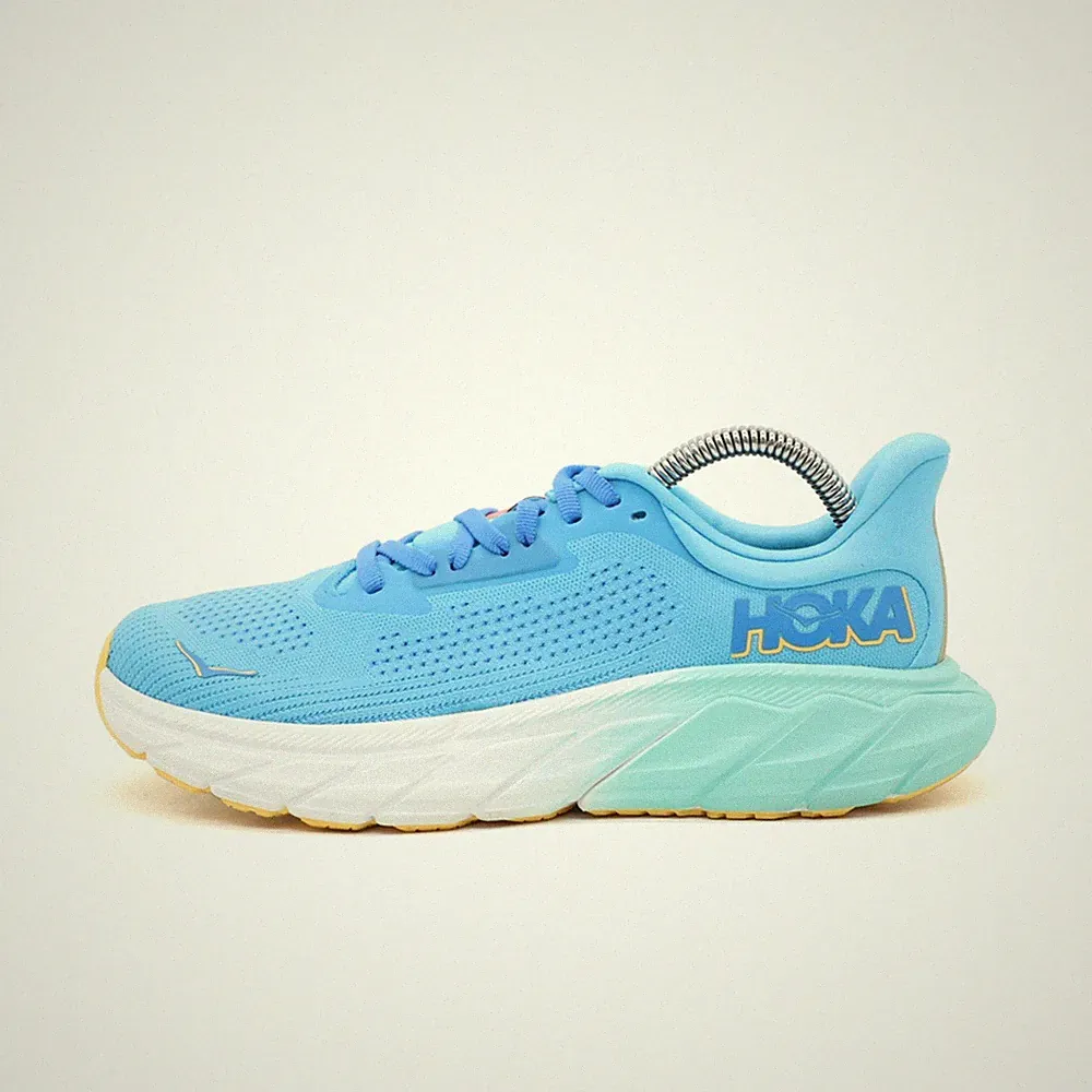 Hoka One Damen Arahi 7 Sportschuhe Blau Mesh ultraleicht Laufschuhe EU 38