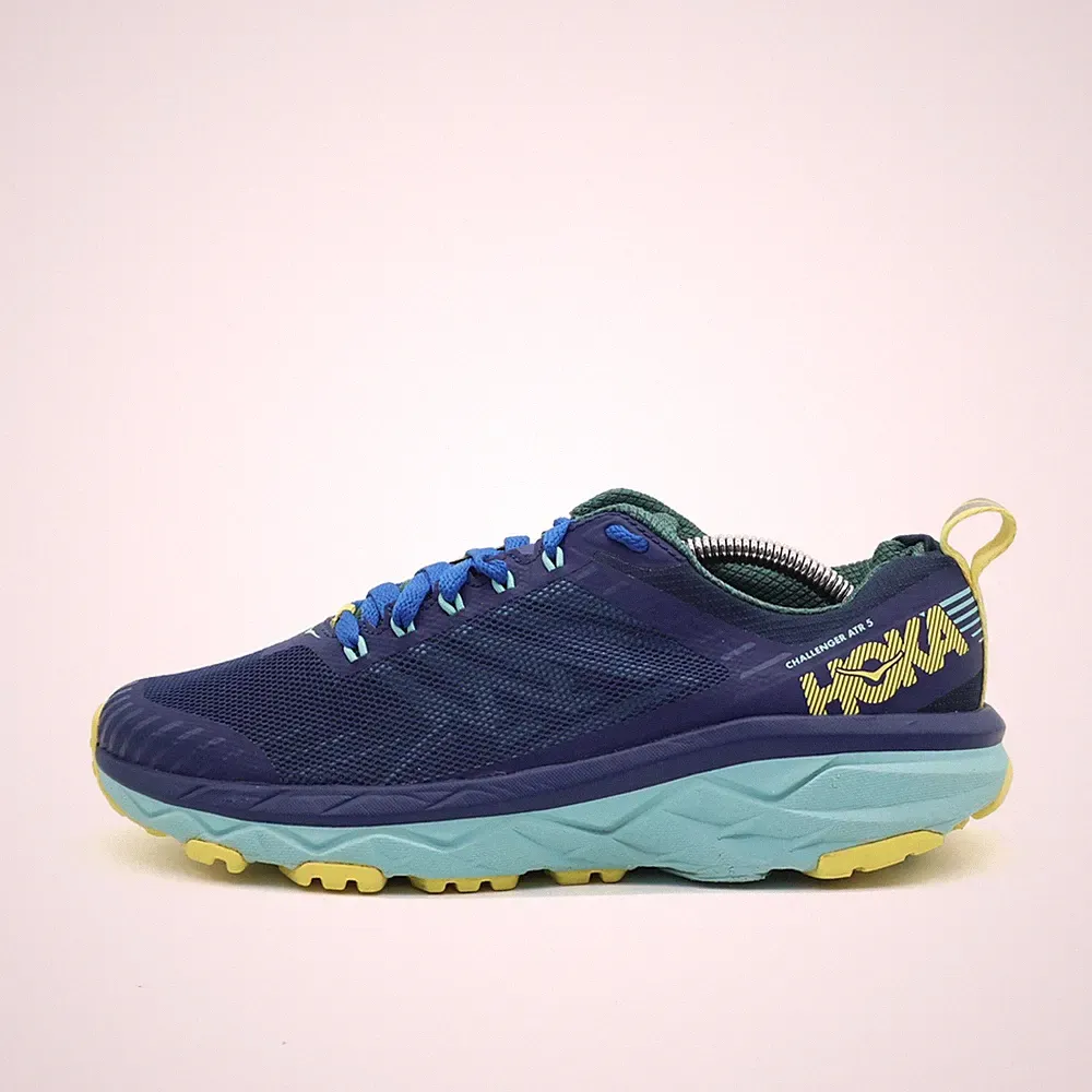Hoka One Damen Challenger ATR 5 Laufschuh Blau Gepolstert Trail-Laufschuh EU 40