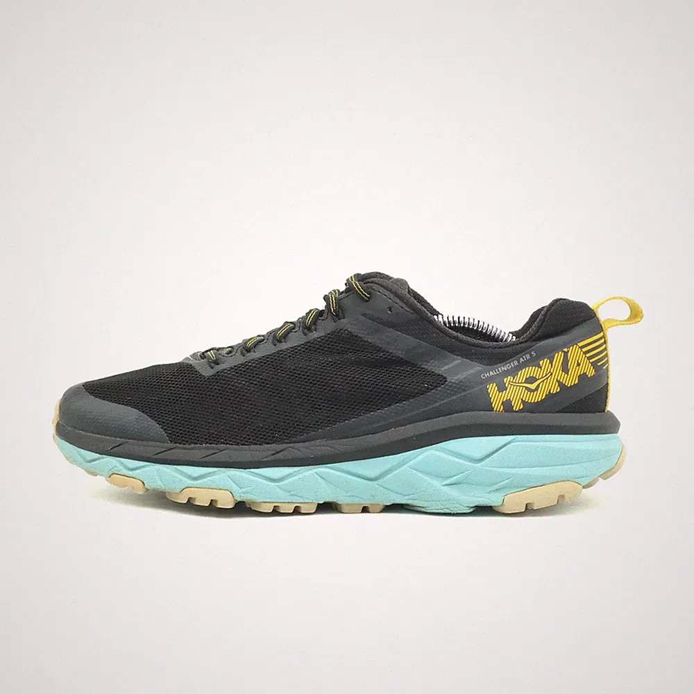 Hoka One Damen Challenger ATR 5 Schuhe Schwarz/Gelb/Blau Laufschuh EU 40 2/3