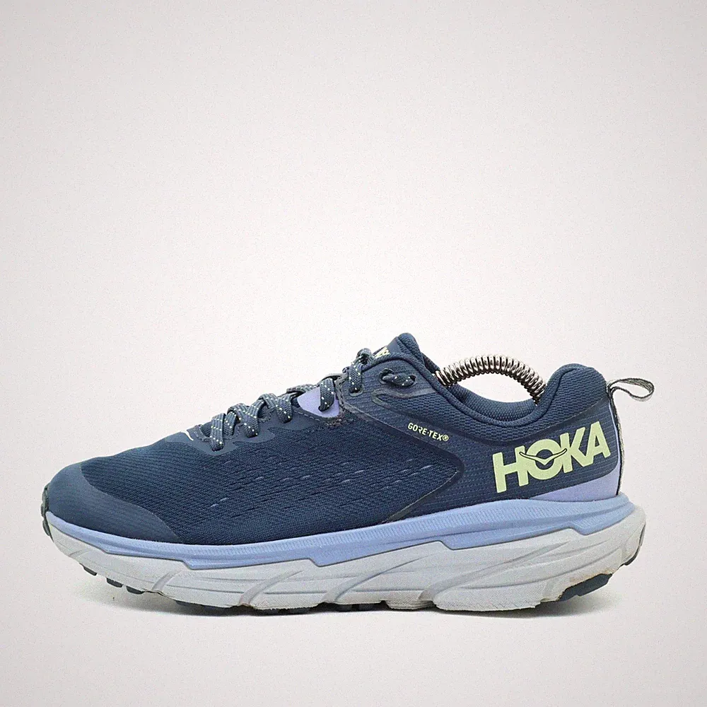 Hoka One Damen Challenger ATR 6 GTX Schuhe Blau Mesh Low-Top Laufschuh EU 38