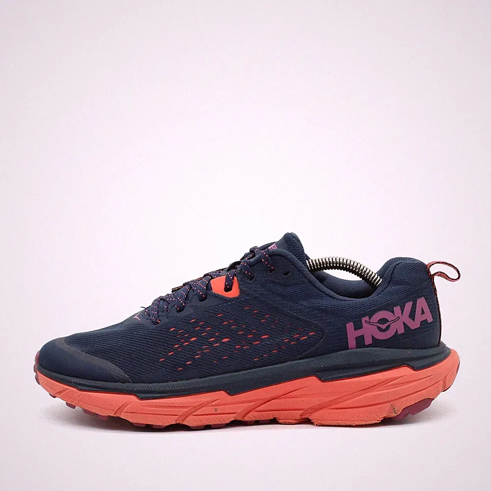 Hoka One Damen Challenger ATR 6 WIDE Sportschuhe Blau Pink Laufschuh EU 40 2/3