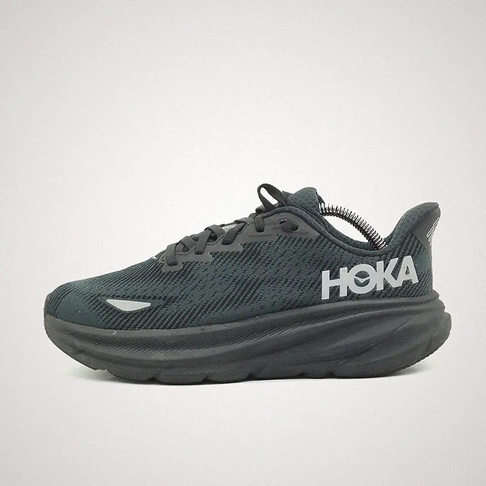 Hoka One Damen Clifton 9 GTX Sneaker Schwarz Mesh Wasserdicht Laufschuhe EU 38.5