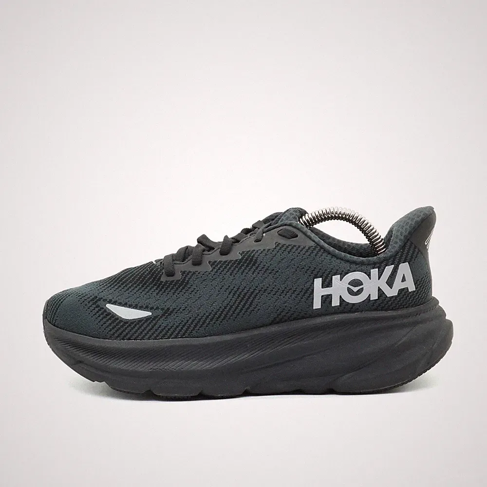 Hoka One Damen Clifton 9 GTX Sportschuh Schwarz Gore-Tex Low-Top Laufschuh EU 38