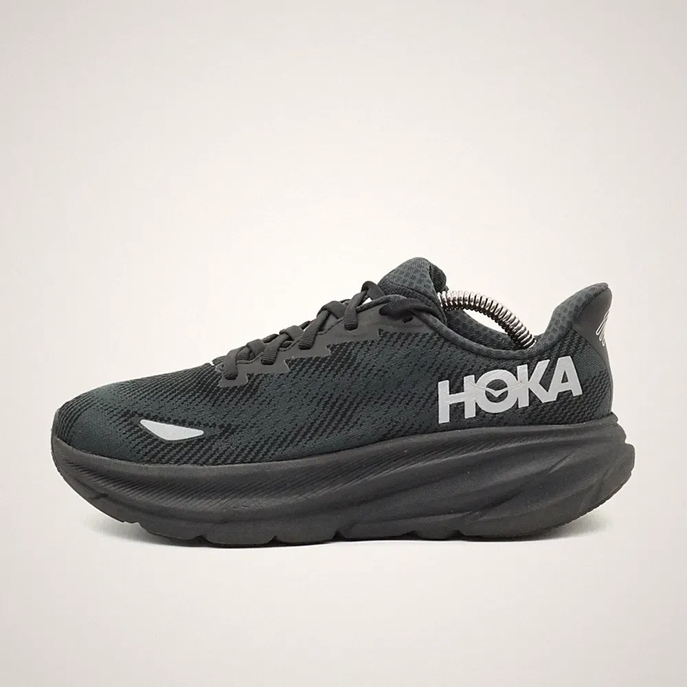 Hoka One Damen Clifton 9 GTX Sportschuh Schwarz Leichtgewicht Laufschuhe EU 38