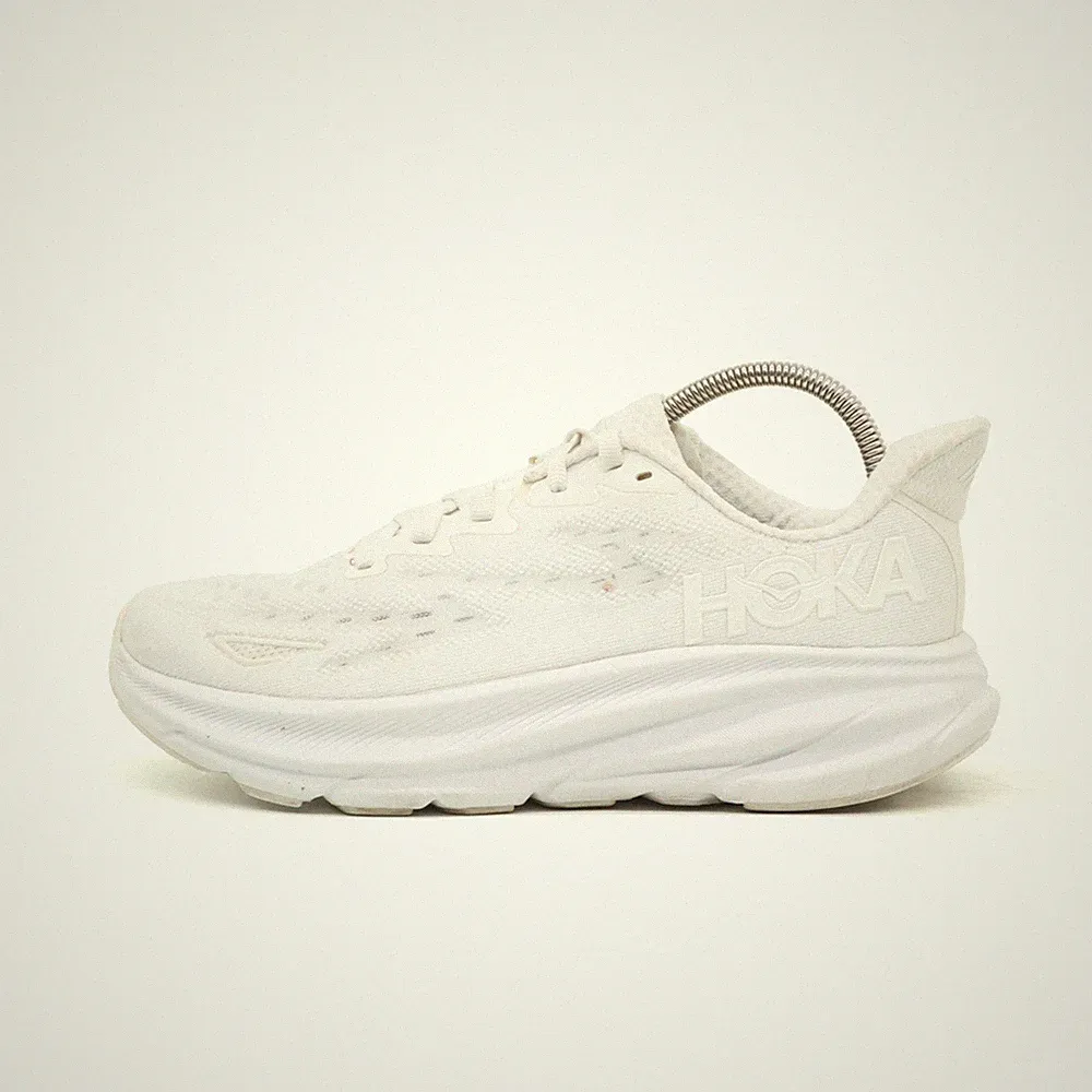 Hoka One Damen Clifton 9 Sneaker Weiß Mesh Atmungsaktiv Laufschuhe EU 36⅔