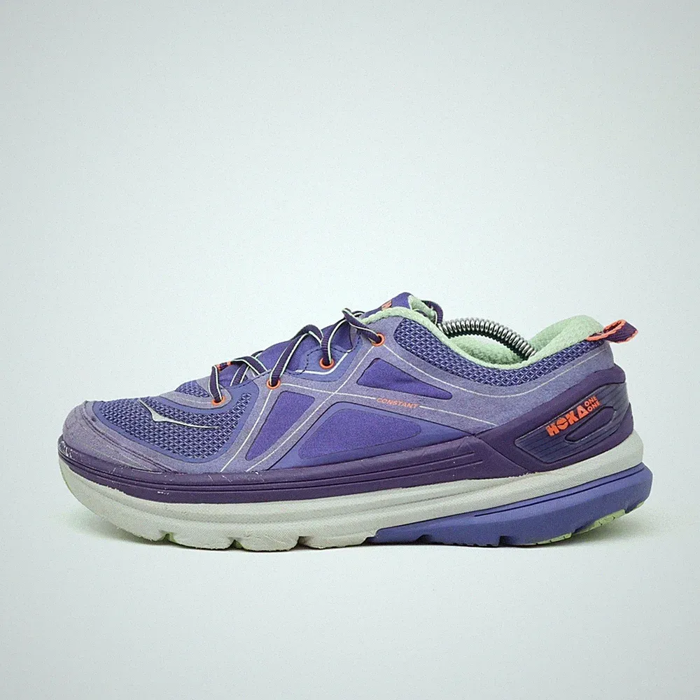 Hoka One Damen Constant Schuhe Lila Mesh Niedrig Atmungsaktiv Laufschuhe EU 42