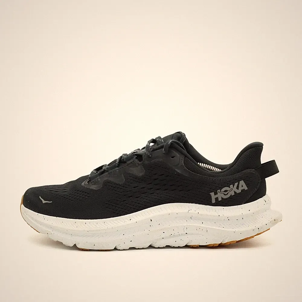 Hoka One Damen Kawana 2 Sportschuh Schwarz Weiß Mesh Low-Top Laufschuh EU 43,5