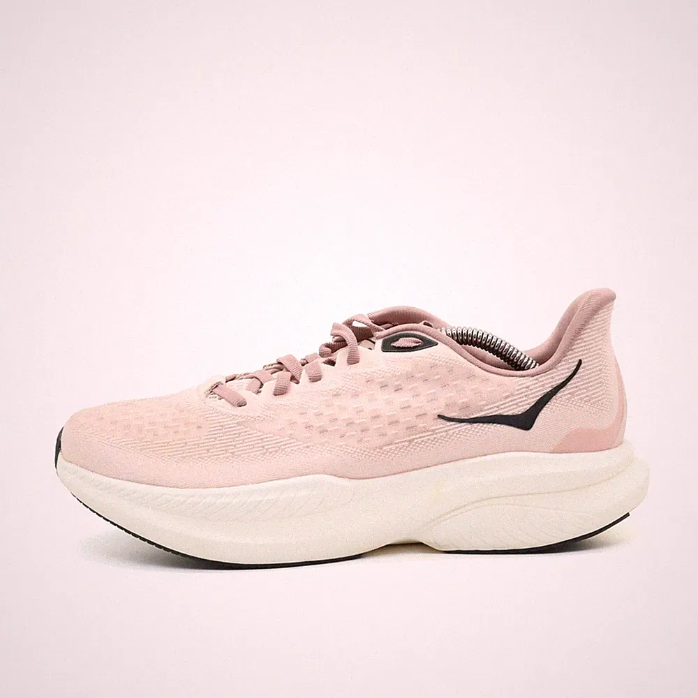 Hoka One Damen Mach 6 LA Sneaker Rosa Mesh Low Top Laufschuhe EU 41 1/3