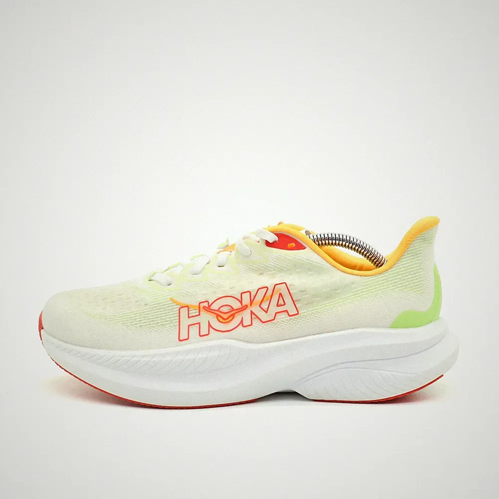 Hoka One Damen Mach 6 Wide Laufschuhe Dämpfung Straßenlauf EU 40⅔