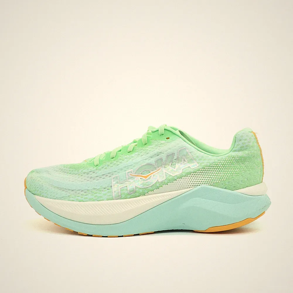 Hoka One Damen Mach X Schuhe Mintgrün Mesh Low Top Laufschuhe EU 42 2/3