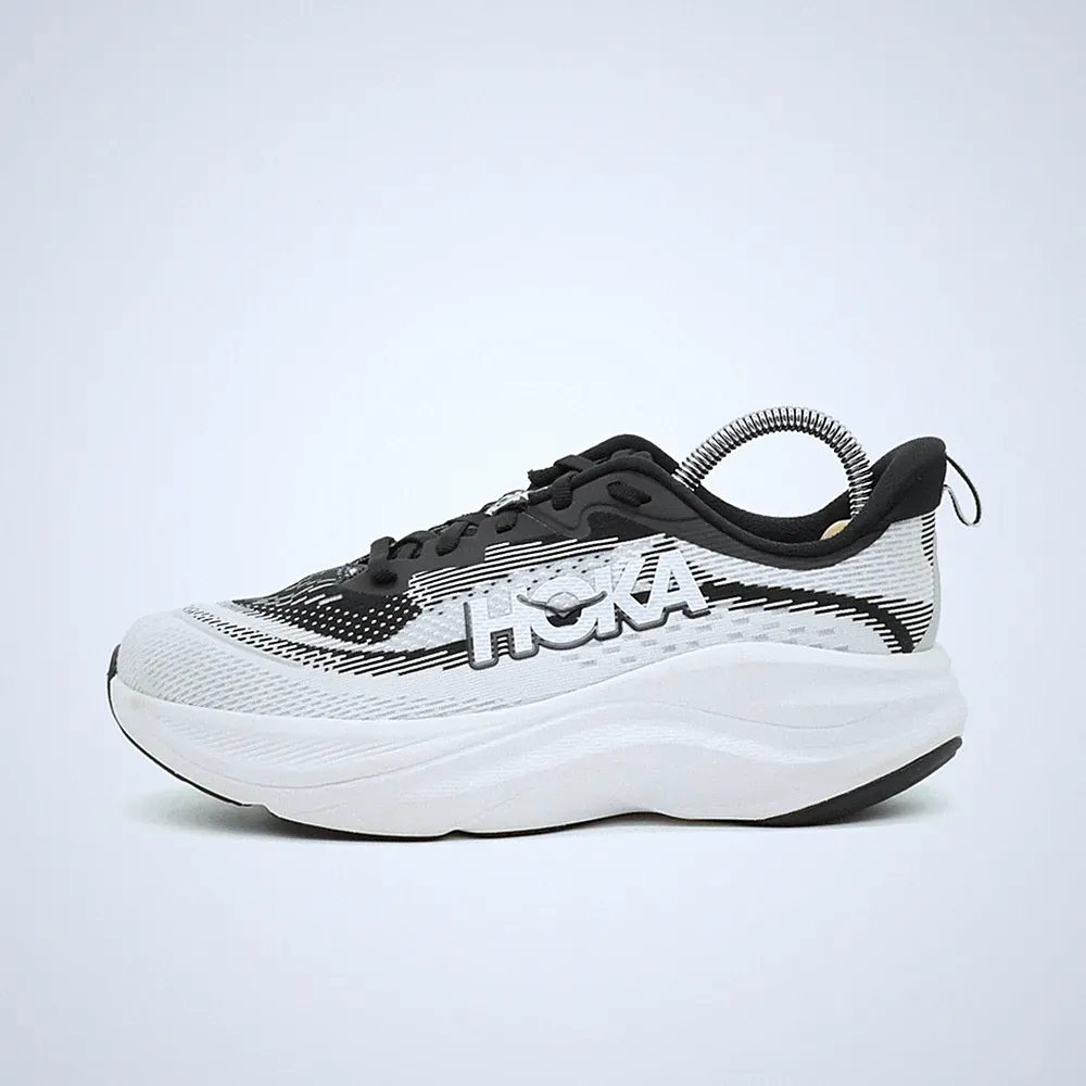 Hoka One Damen SKYFLOW Sneaker Schwarz Weiß Mesh Low-Top ämpfung Laufschuh EU 40