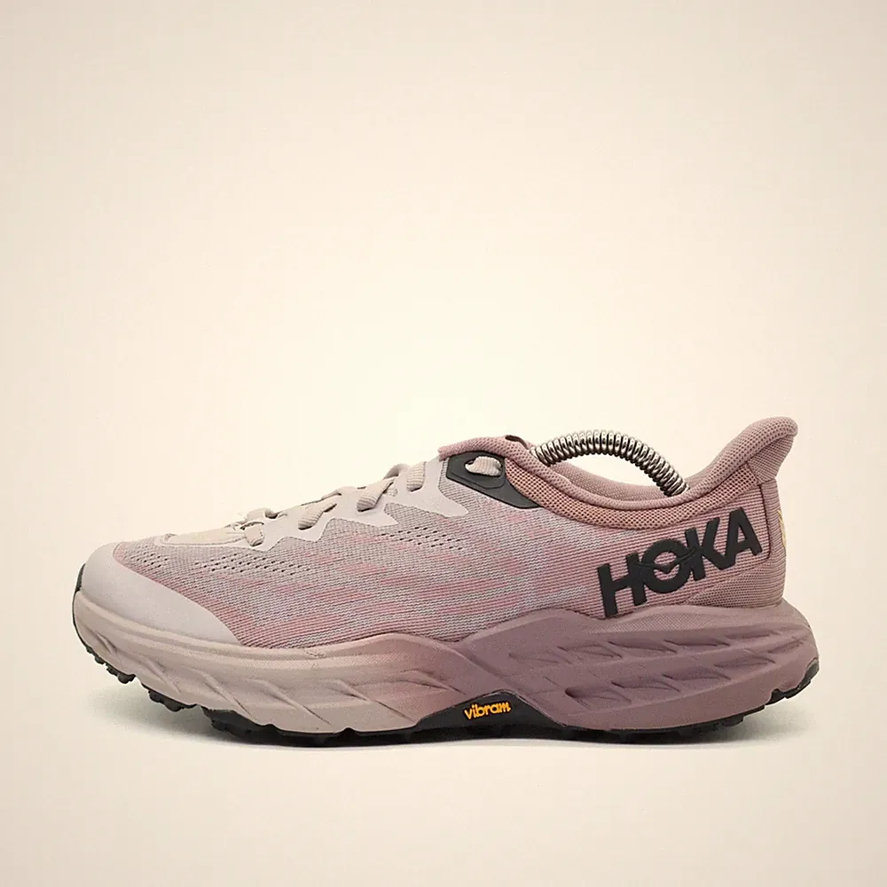 Hoka One Damen Speedgoat 5 Sportschuh Rosa Mesh Niedrig Laufschuhe EU 39 1/3