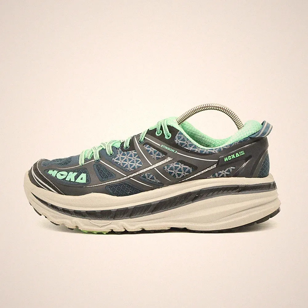 Hoka One Damen Stinson 3 ATR Sneaker EU 40 2/3 Blau Grü 1008327 MNSB ämpfung