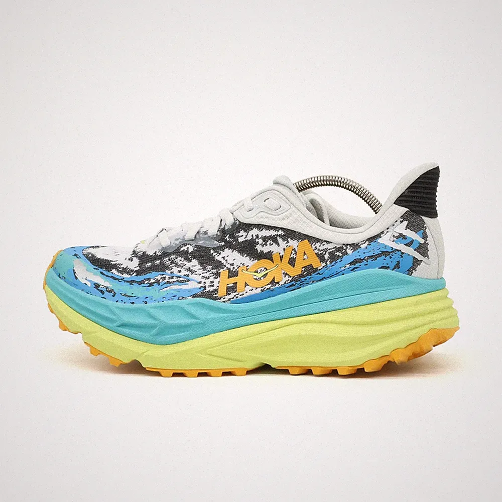 Hoka One Damen Stinson 7 Schuhe Türkis/Gelb/Weiß/Schwarz Laufschuhe EU 40 2/3
