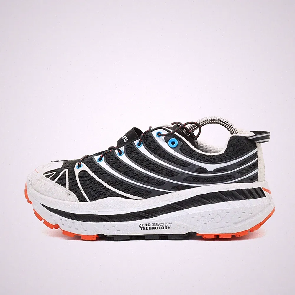 Hoka One Damen Stinson Evo OG Sneaker Schwarz Atmungsaktiv Laufschuhe EU 38⅔