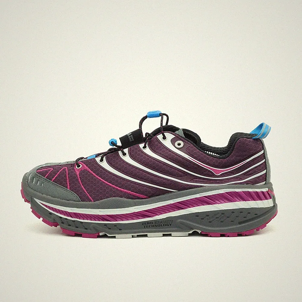 Hoka One Damen Stinson Evo OG Sportschuh Lila Pink Grau Laufschuhe EU 42 2/3