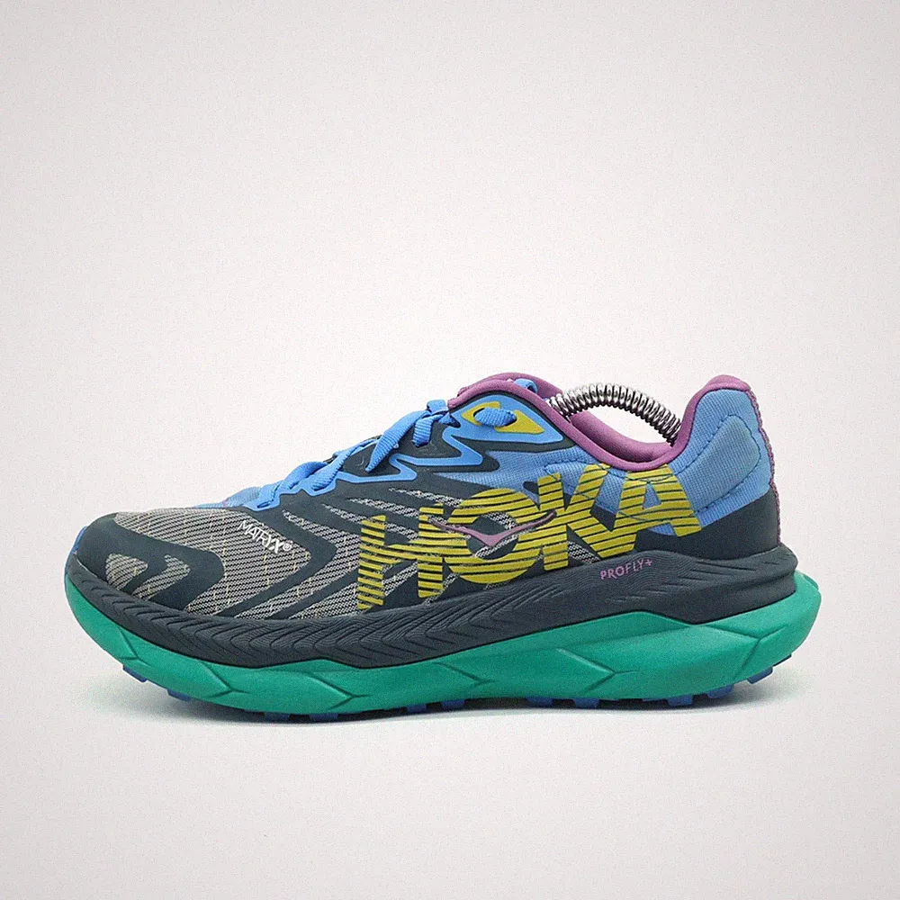 Hoka One Damen Tecton X 2 Sportschuhe Blau/Grü/Lila Laufschuh EU 39 1/3
