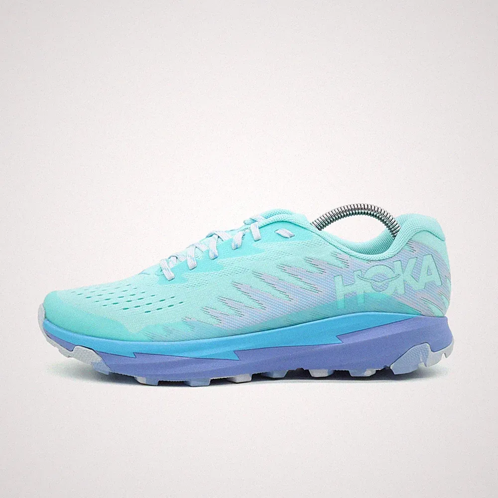 Hoka One Damen Torrent 3 Sneaker Türkis Mesh Niedrig Laufschuh EU 43 1/3