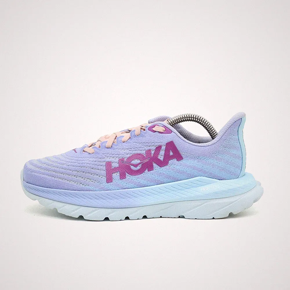 Hoka One Damen W Mach 5 Schuhe Lila/Pink Textil/Synthetik Laufschuh EU 37 1/3