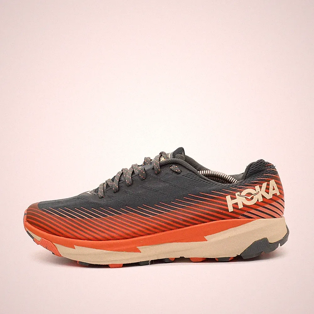 Hoka One Damen W Torrent 2 Laufschuh Orange/Grau Traillaufschuhe EU 43 1/3