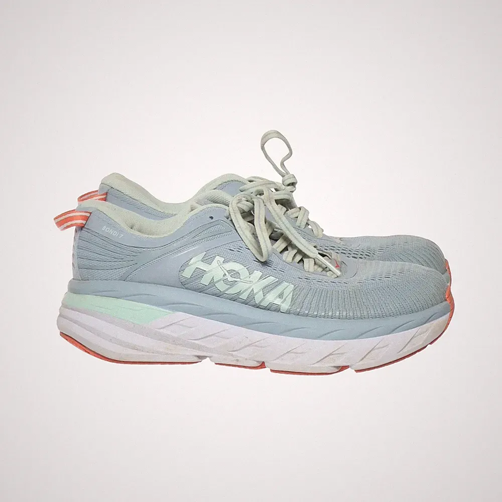 Hoka One One, Laufschuhe, Größe: 36 1/2, BONDI 8, Blau, Damen #mMc