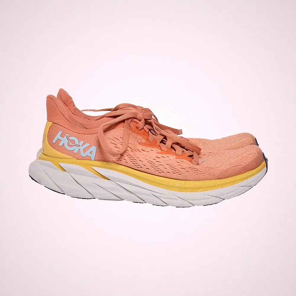 Hoka One One, Laufschuhe, Größe: 36 2/3, Clifton 8, Orange, Damen #yKD