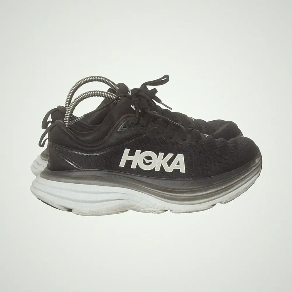 Hoka One One, Laufschuhe, Größe: 36, W BONDI 8, Schwarz, Damen #4ZK