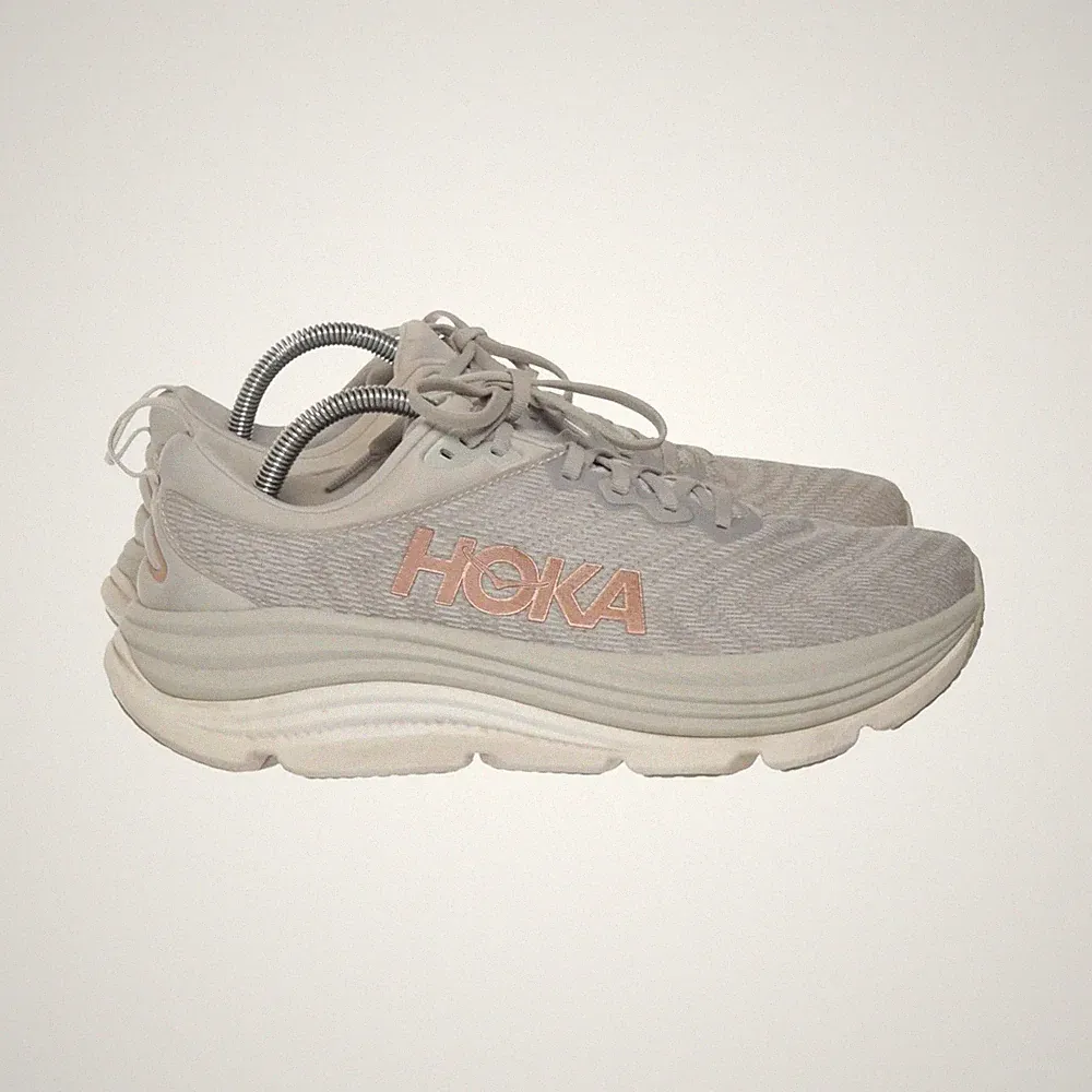 Hoka One One, Laufschuhe, Größe: 43 1/3, model: gaviota 5, Grau, Damen #kE9