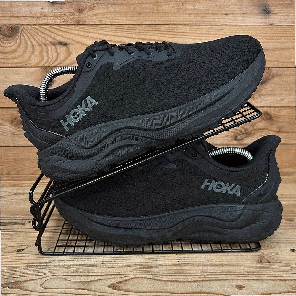 Hoka One One Sneaker Damen UK 7,5 Transport SR Weite schwarz Walk Laufschuhe