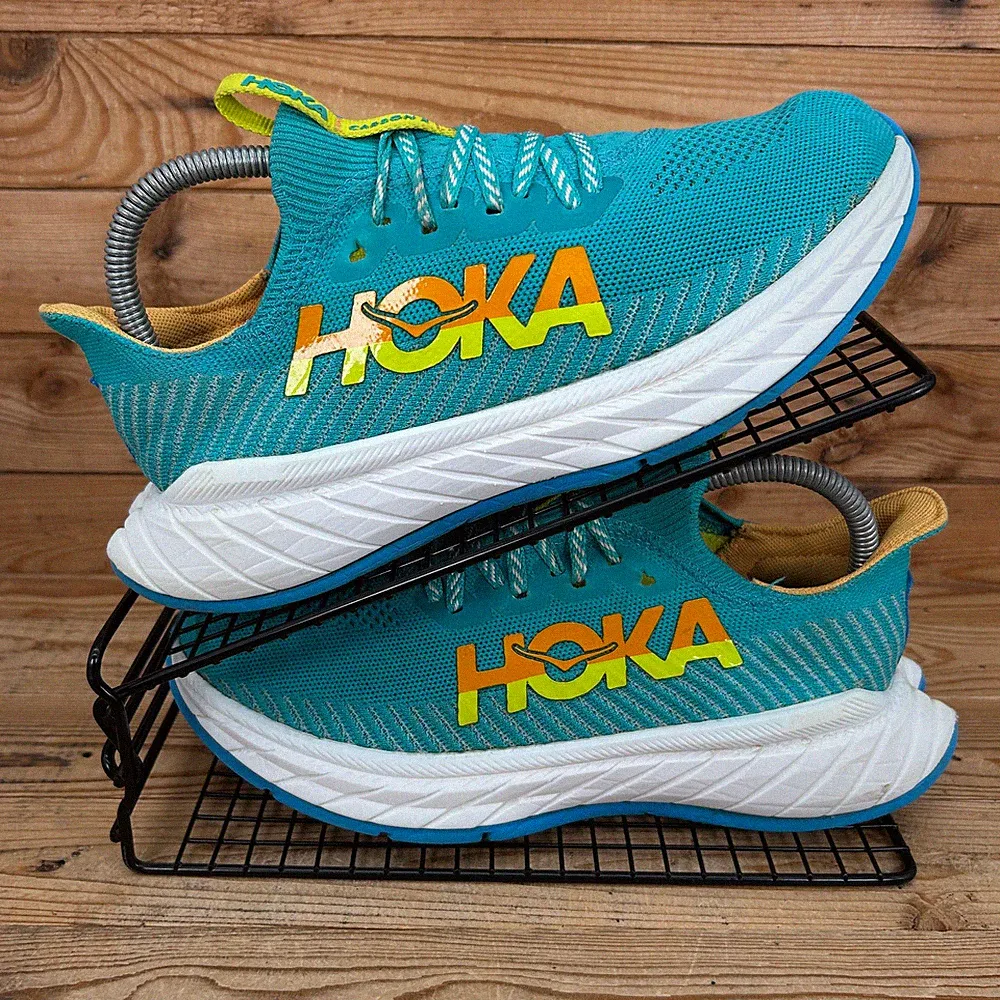 Hoka One One Turnschuhe Damen Gr. UK 6 Carbon x 3 Keramik Straßenlauf Rennschuhe