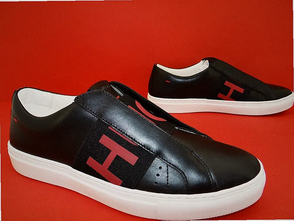 Hugo Boss Futurism Sneaker Turnschuhe Sport Laufschuhe Damen Leder Gr.39 Schwarz