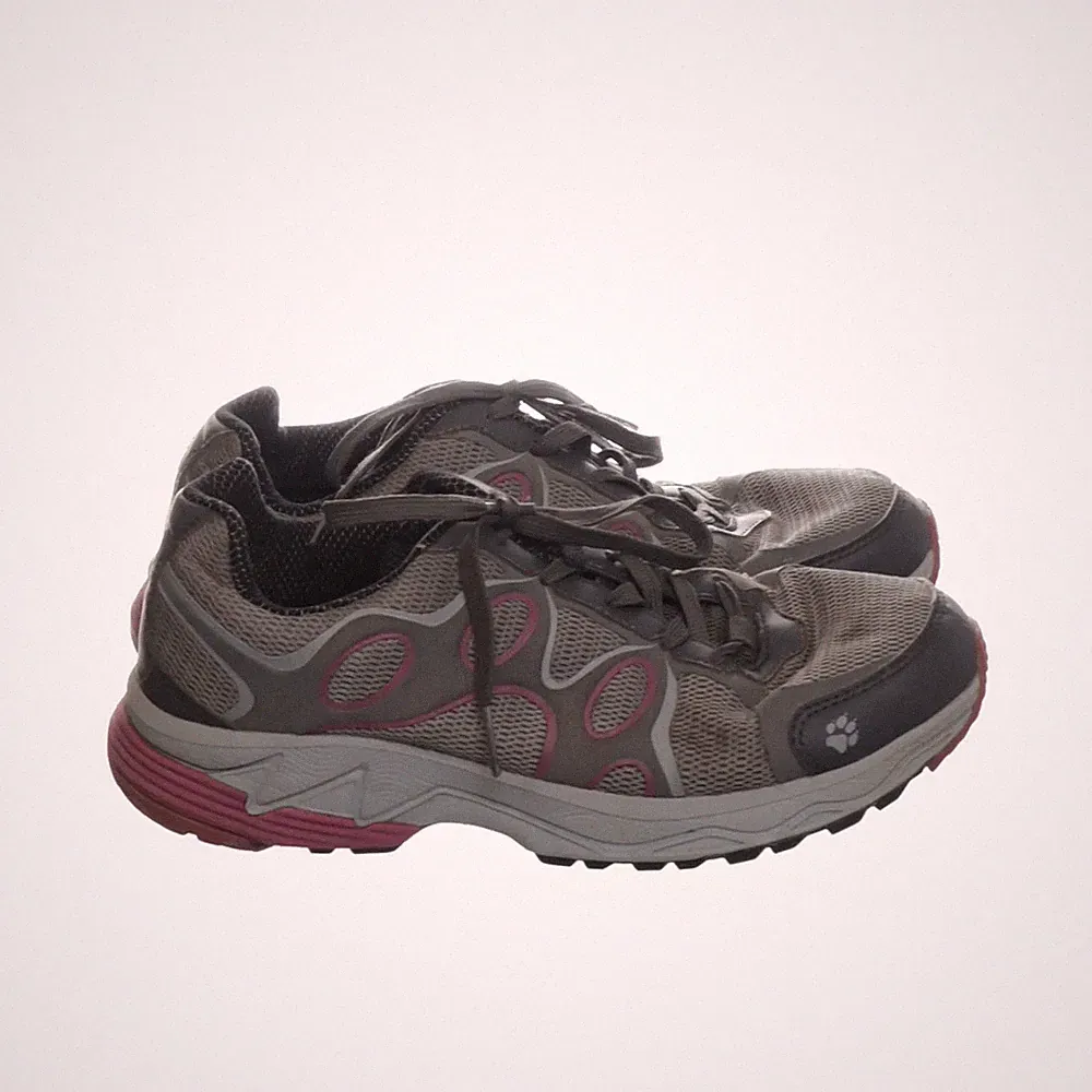 Jack Wolfskin, Laufschuhe, Größe: 40 1/2, Grau/Pink, Damen #rvf