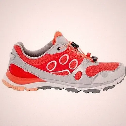Jack Wolfskin TRAIL EXCITE LOW W Hot Coral Trekking Damen Wanderschuhe Laufschuh