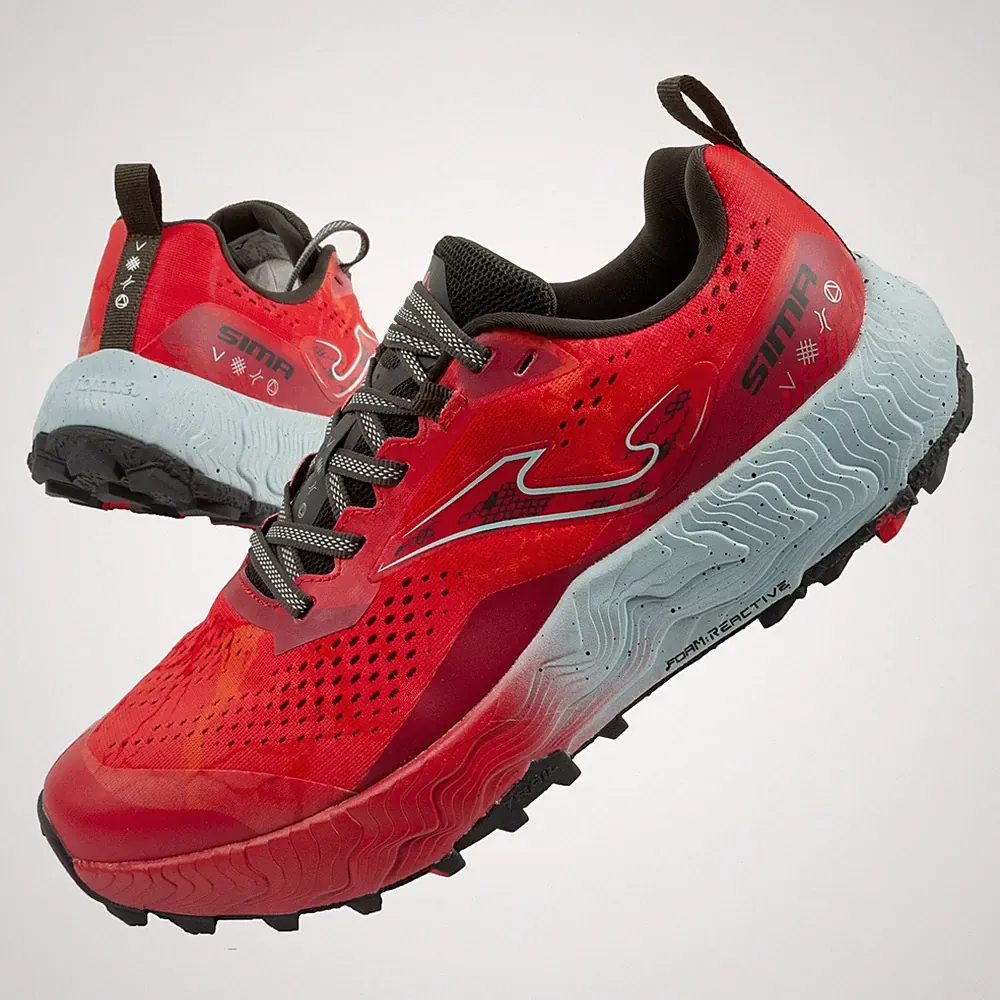 Joma Sima Herren Trailrunning Schuhe Geländelaufschuhe Trekkingschuhe Rot