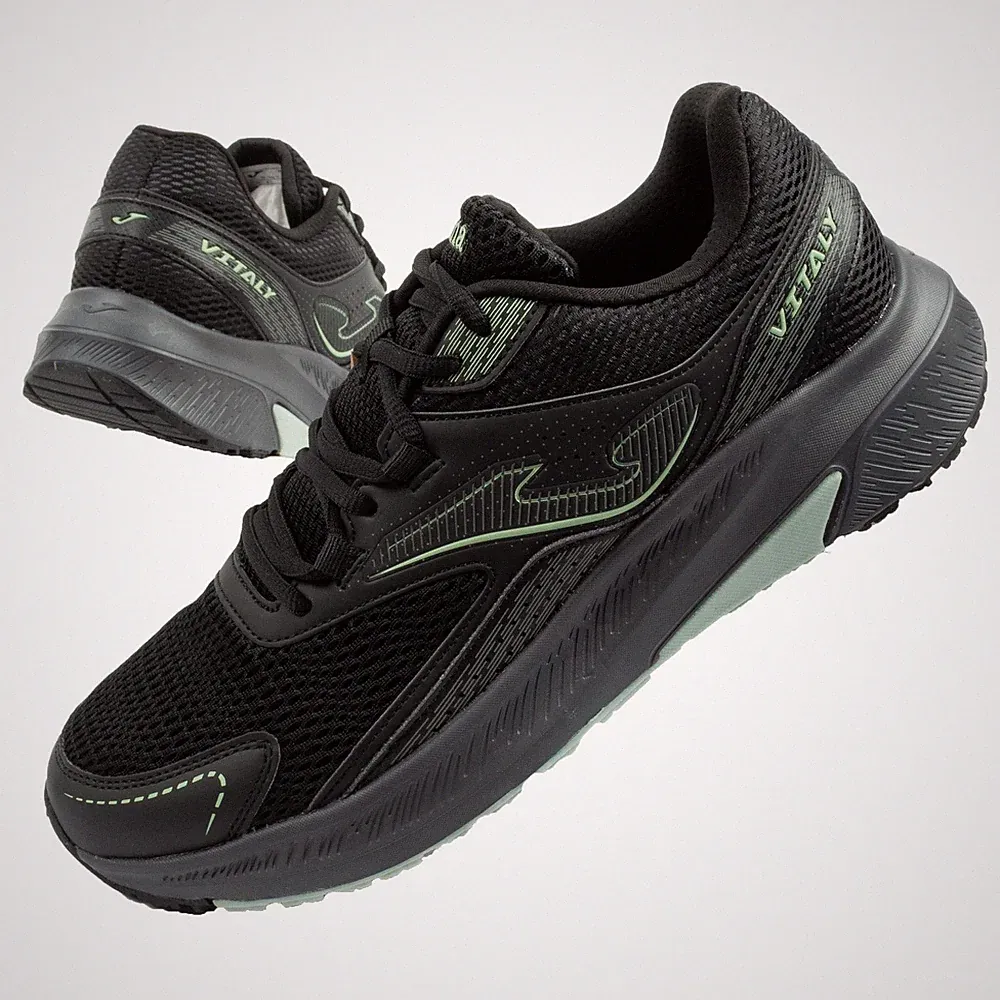 Joma Vitaly Herren Laufschuhe Sportschuhe Turnschuhe Freizeit Schwarz/Grün