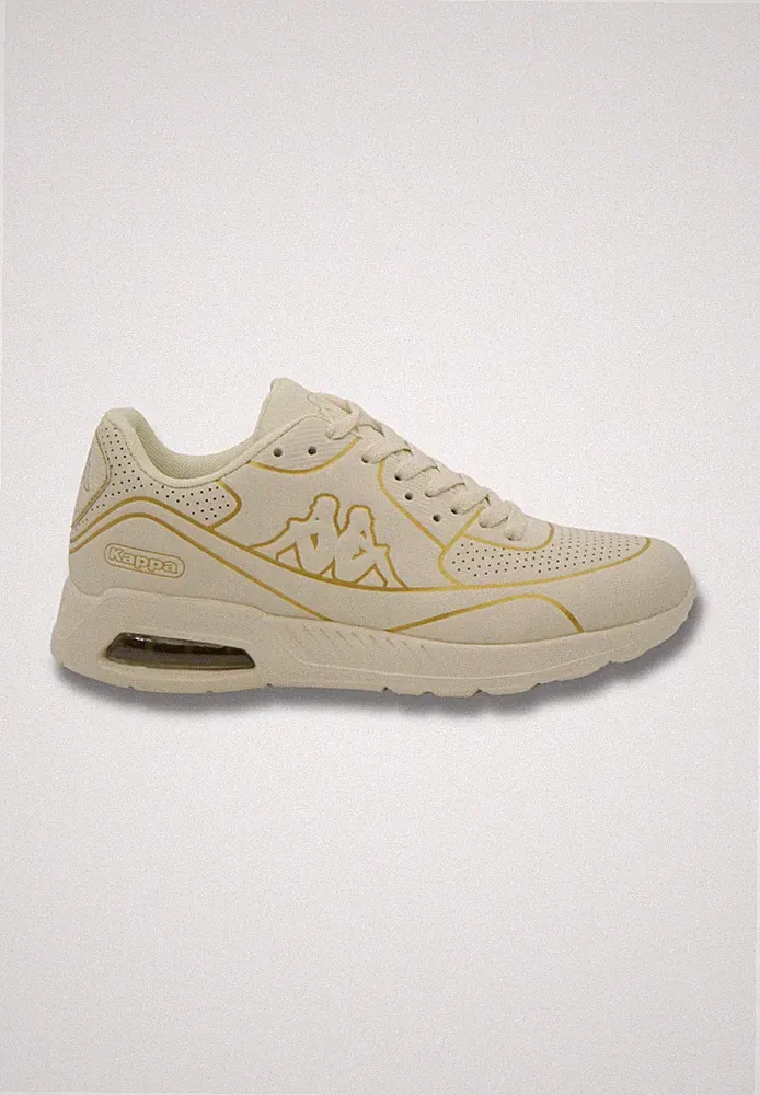 Kappa Damenschuhe Sportschuhe Freizeit Laufschuhe Turn Sneaker Low Beige 935788