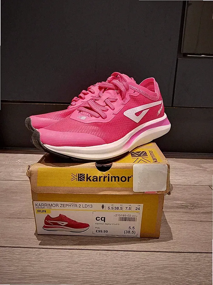 Karrimor Zephyr 2 Straßenlaufschuhe Damen Rosa Größe UK 5,5