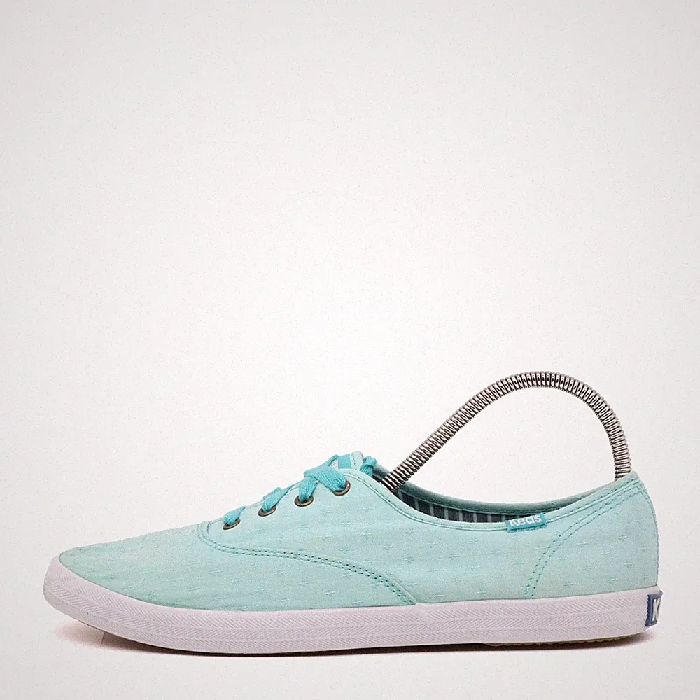 Keds Damen Champion Original Schuh türkis Stoff Leichtgewichtig Sneaker EU 38