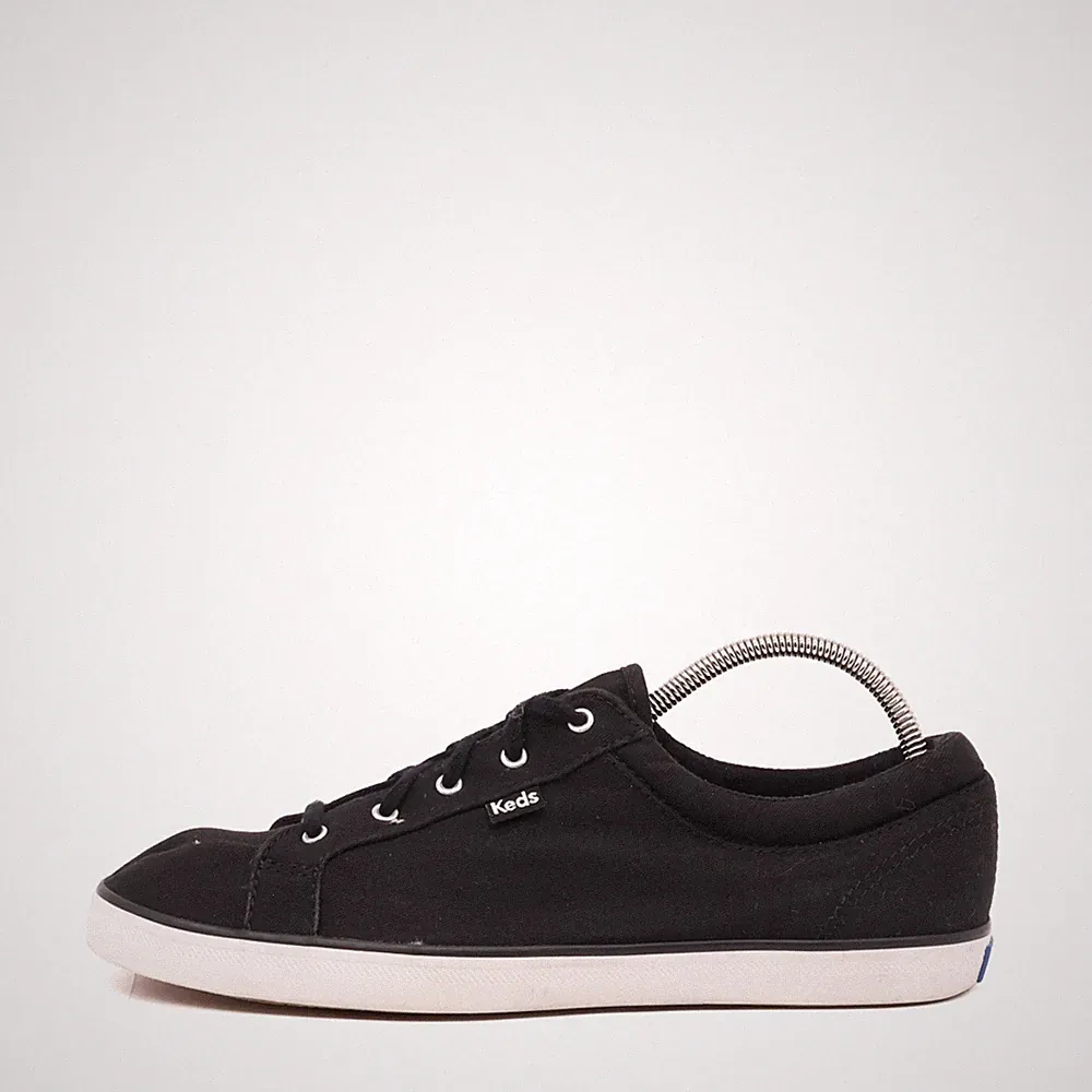 Keds Damen WF59680 Sneaker Schwarz Canvas Low Top Leichtgewicht Champion EU 39,5