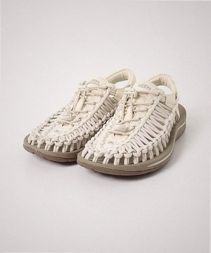 KEEN UNEEK White Open-Air Hybrid Sneaker 25cm Neu Unisex Schuhe