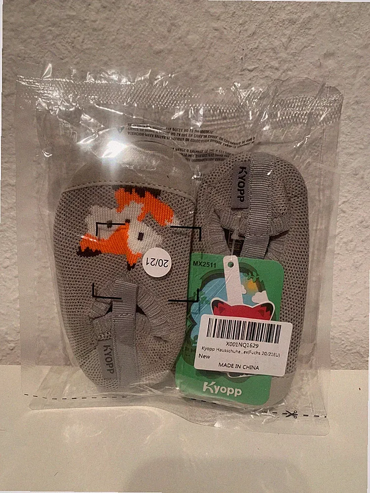 Kinder Schuhe Barfuss Lauflernschuhe rutschfest atmungsaktiv Fuchs Gr.20/21