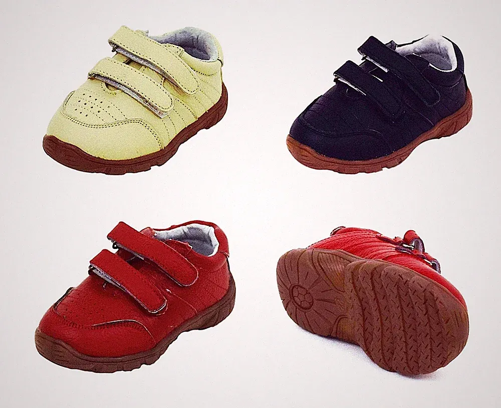 Kinder Schuhe Halbschuhe Barfußschuhe Gummilaufsohle Klett Gr. 19,20,21,22,23,24