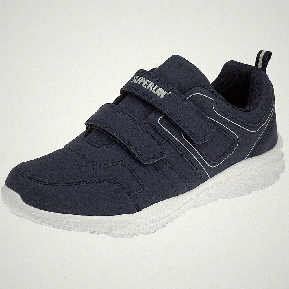 Kinder Turnschuhe Klettschuhe Damen Sportschuhe Laufschuhe Sneaker Blau 36 38