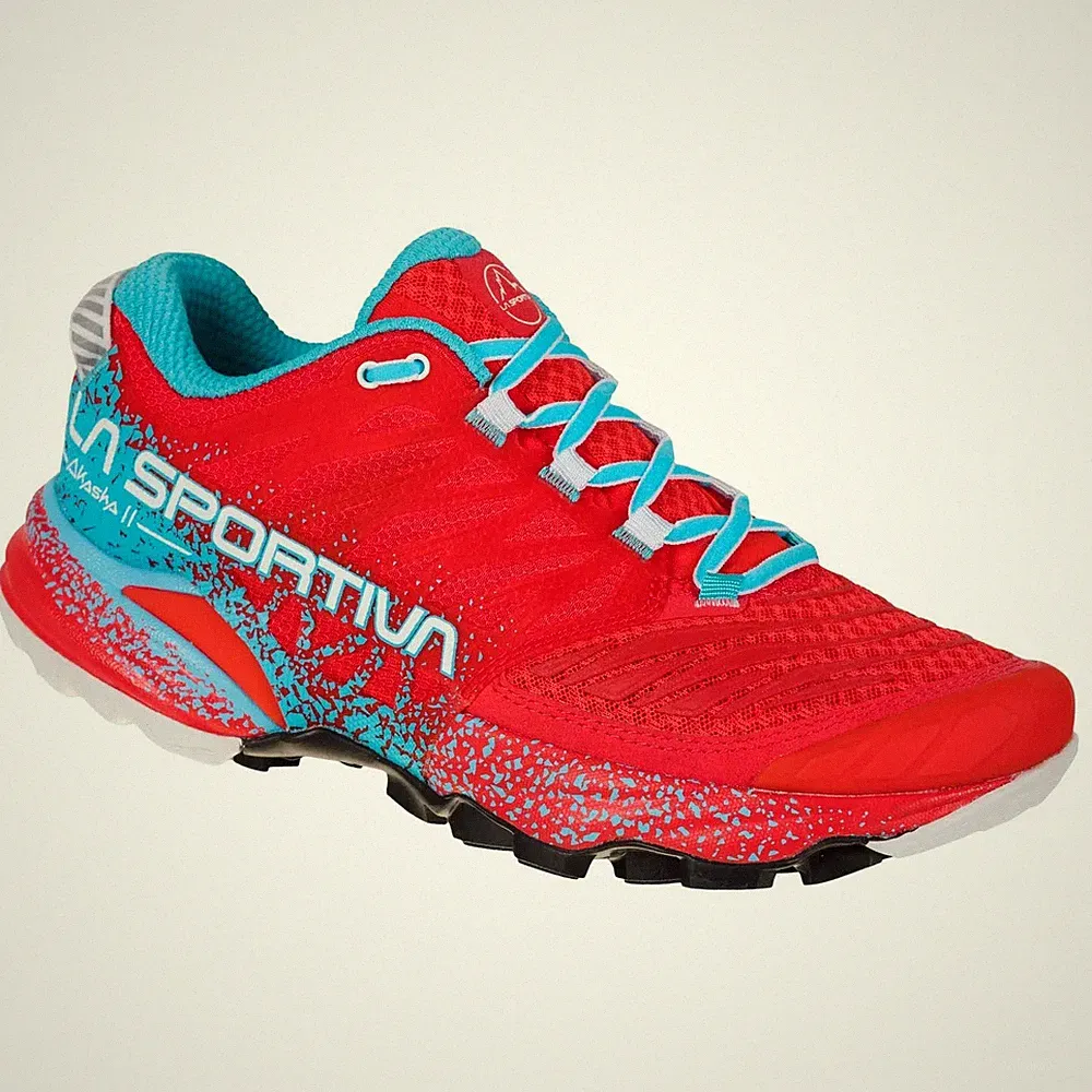La Sportiva Akasha II Damen Joggingschuhe Laufschuhe Trailrunningschuhe rot