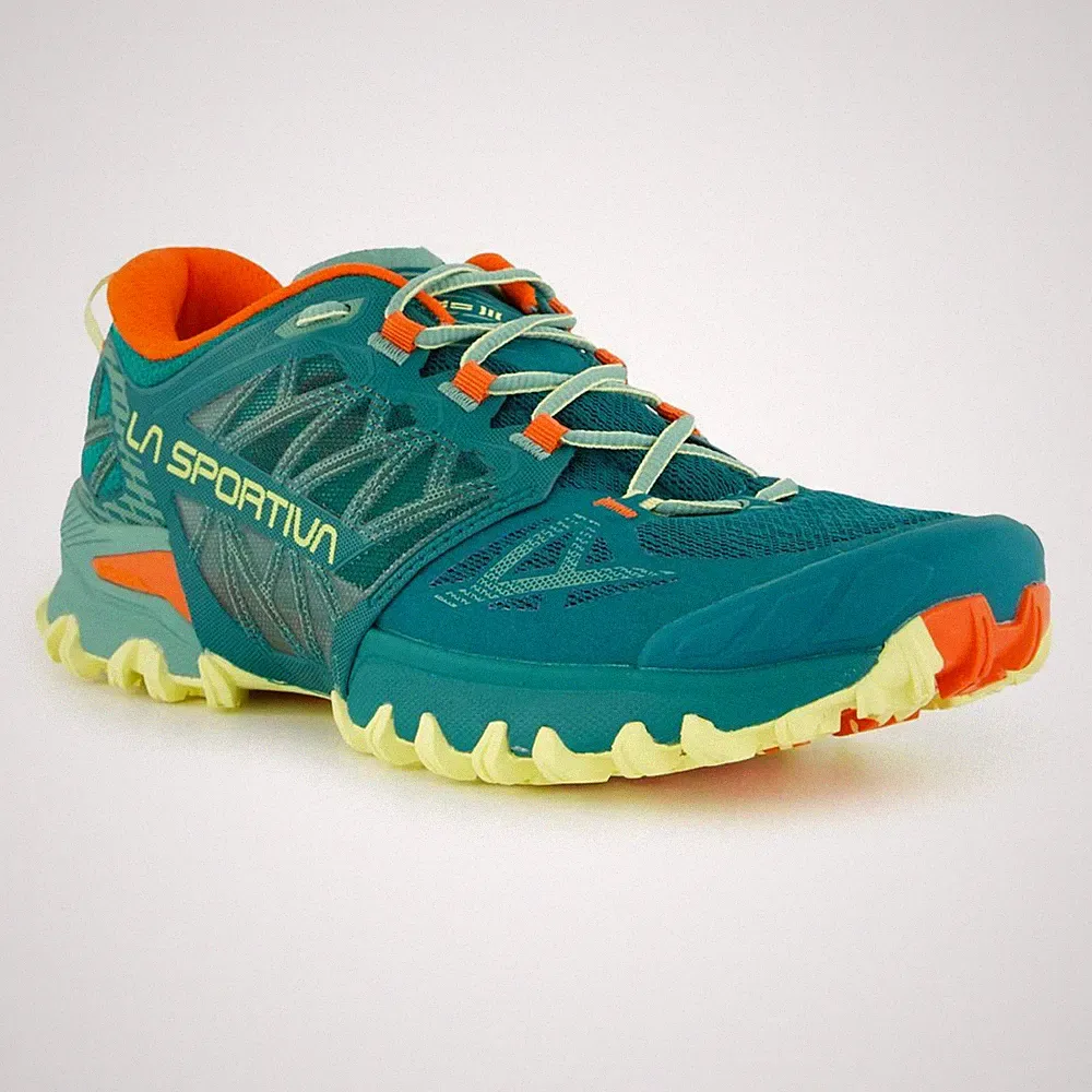 La Sportiva Bushido III Wide Woman everglade zest Trailrunningschuhe Damen